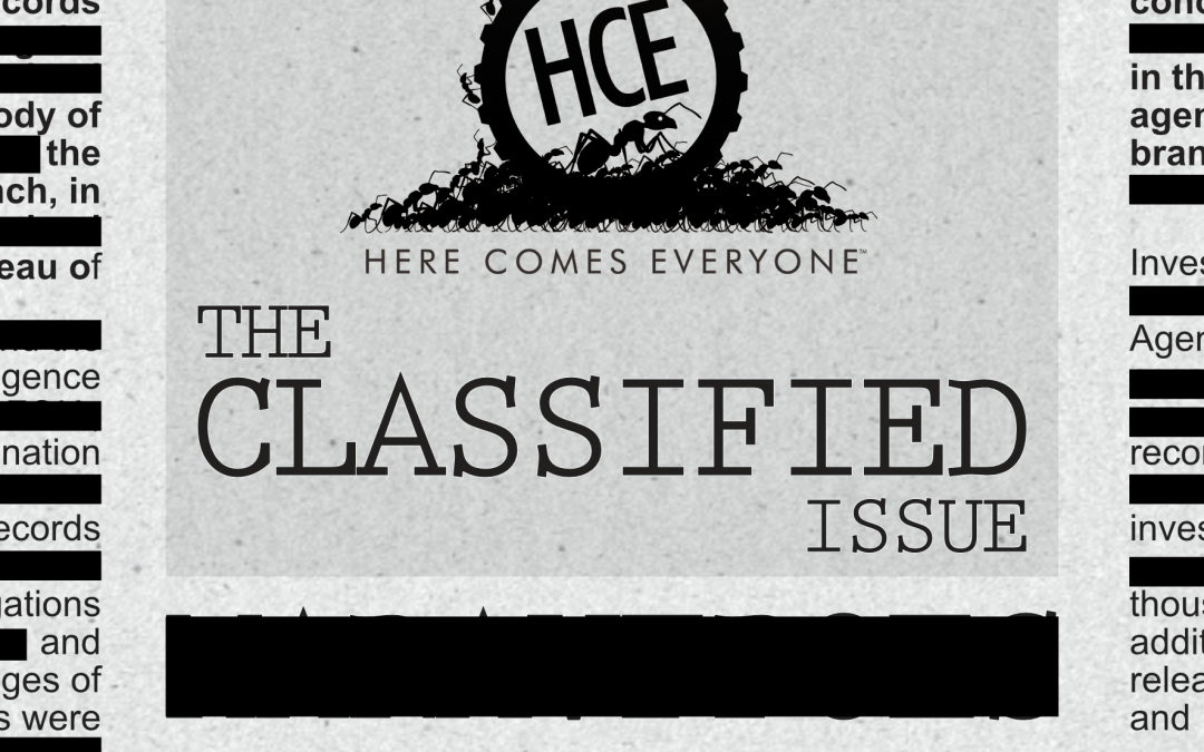 Announcement: Contributors to The Classified Issue